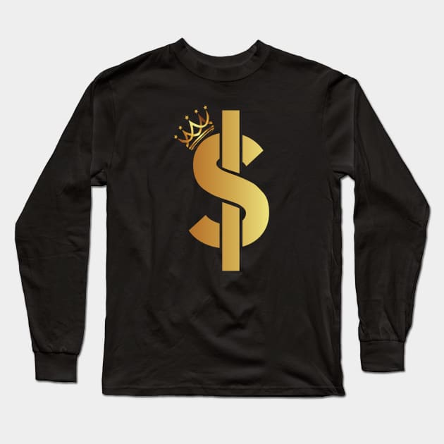 dollar sign money money funny tee Long Sleeve T-Shirt by Upswipe.de